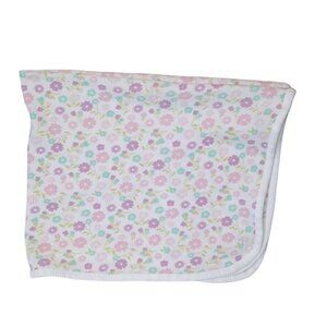 Parents Choice Floral Thermal Waffle Weave Security Lovey Blanket 25"X32"